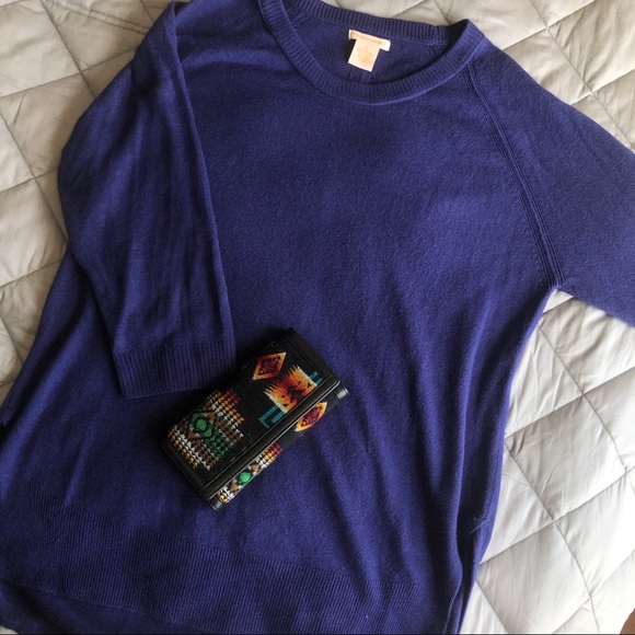 Sweet Romeo Sweaters - Long 3/4 Sleeve Tunic - Sweet Romeo